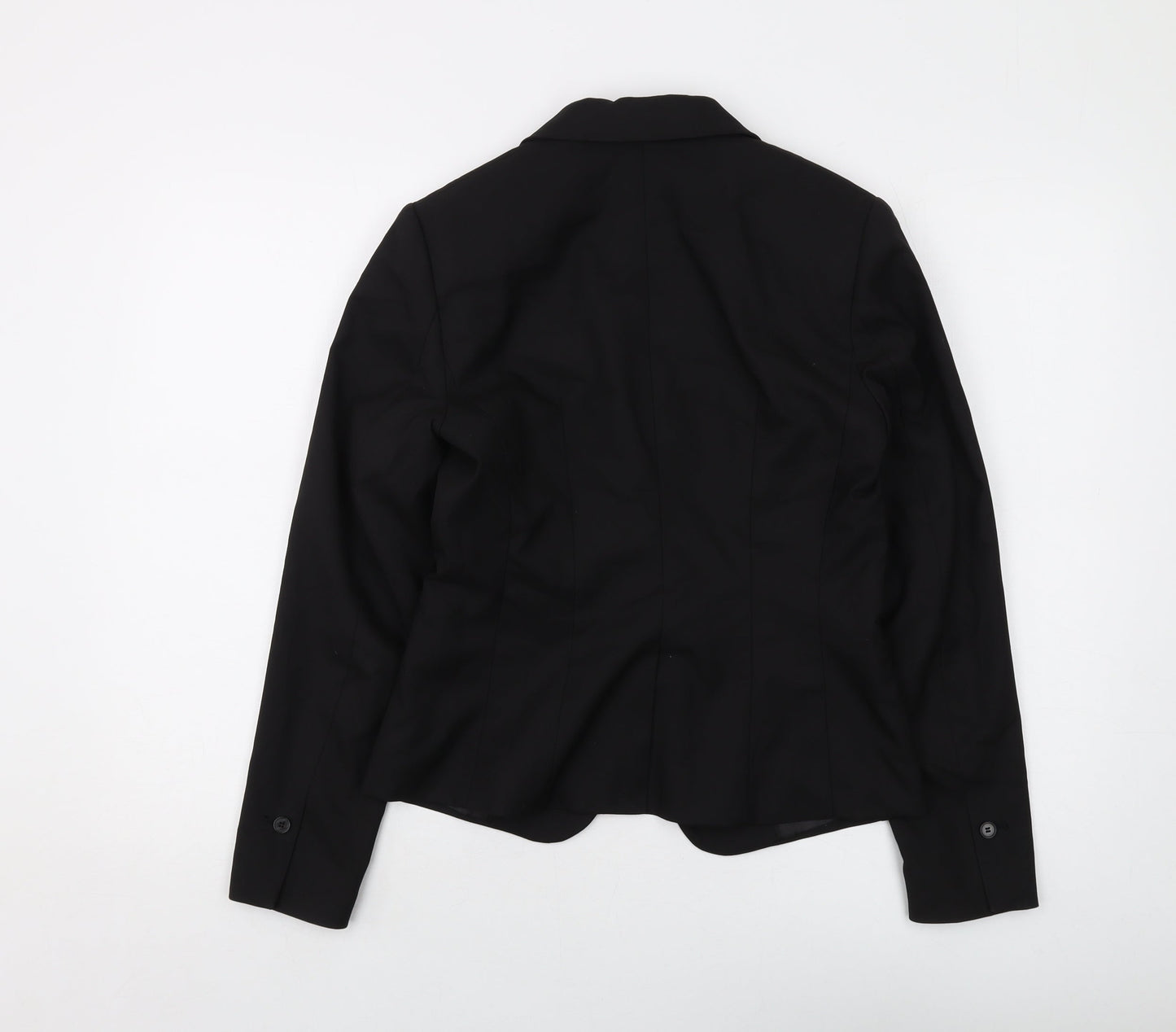 H&M Womens Black Jacket Size 10 Button