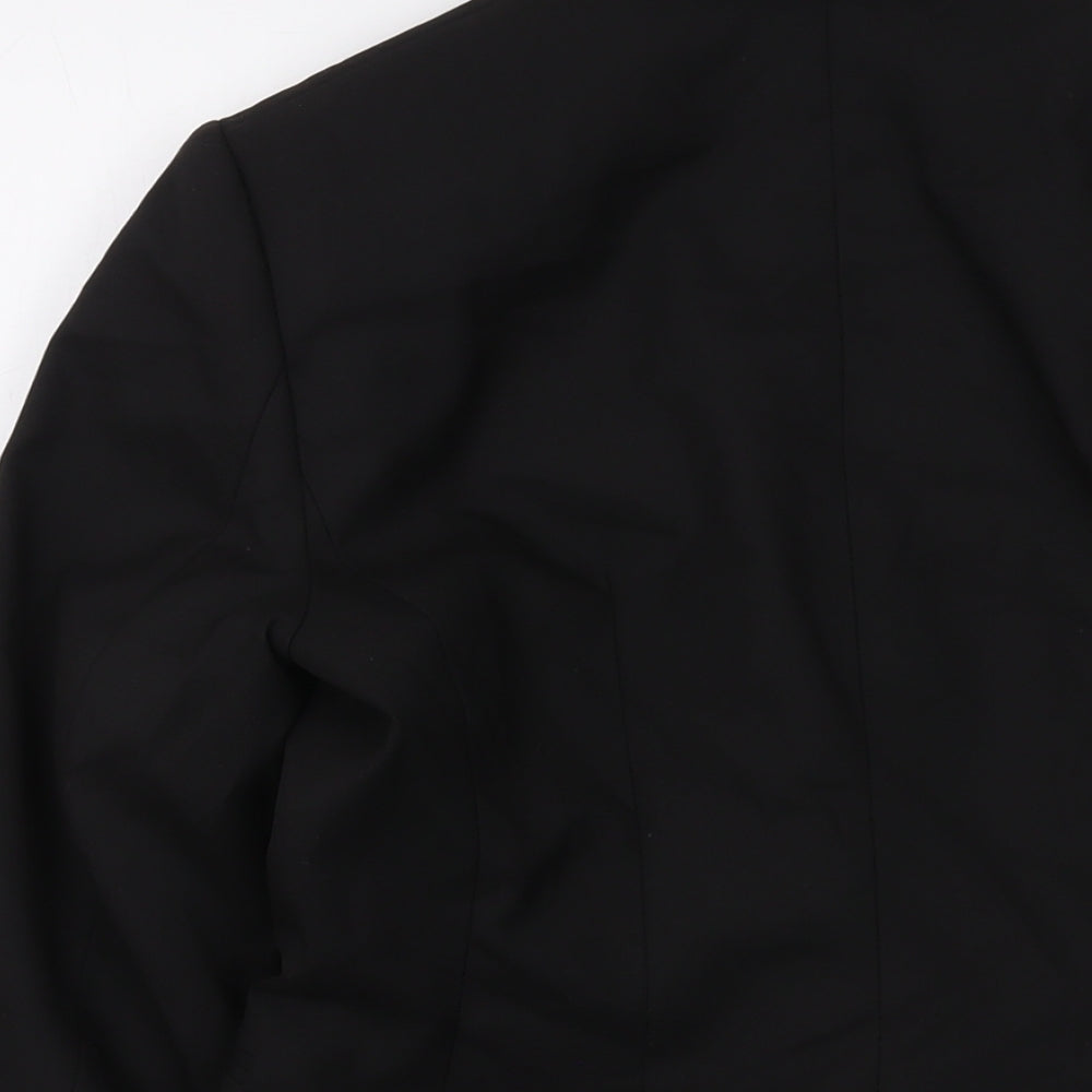 H&M Womens Black Jacket Size 10 Button