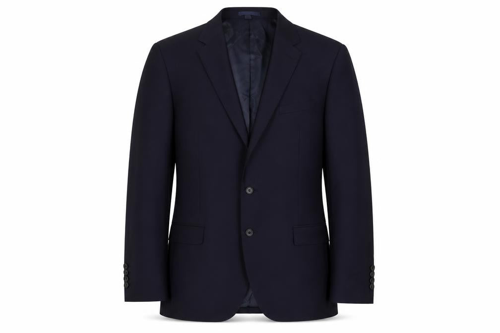 Marks & Spencer Mens Blue Wool Jacket Suit Jacket Size 44 Regular