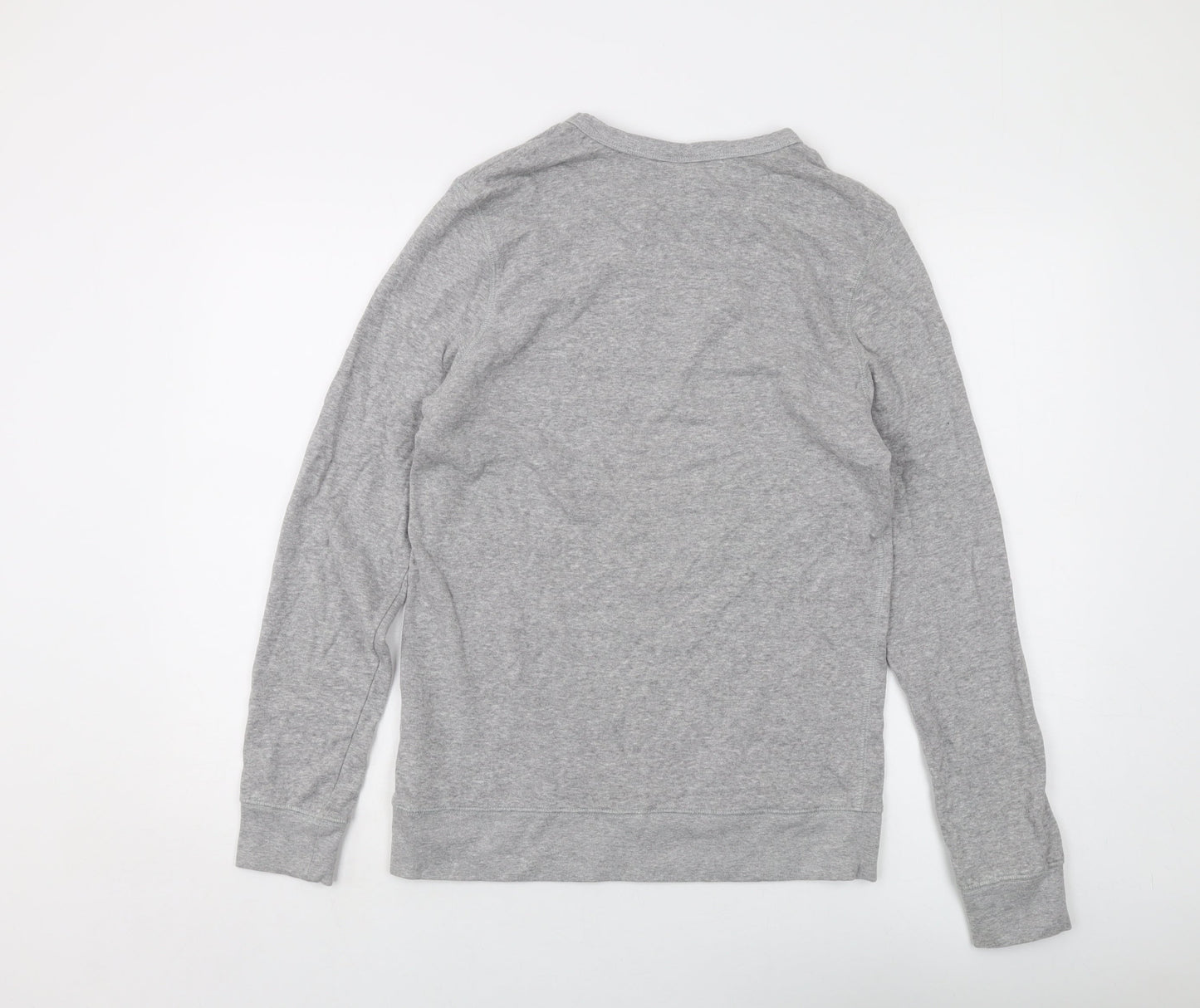 H&M Mens Grey Cotton Pullover Sweatshirt Size M