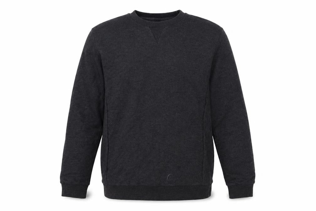 Zara Mens Grey Cotton Pullover Sweatshirt Size M