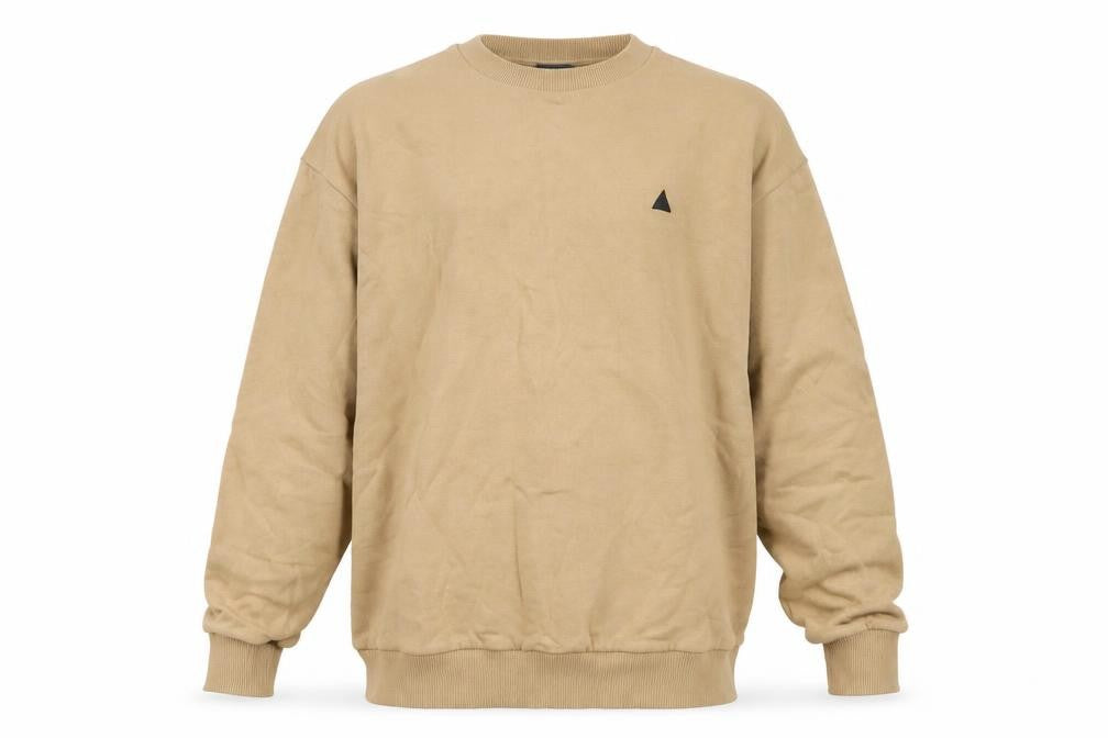 ASOS Mens Beige Cotton Pullover Sweatshirt Size M