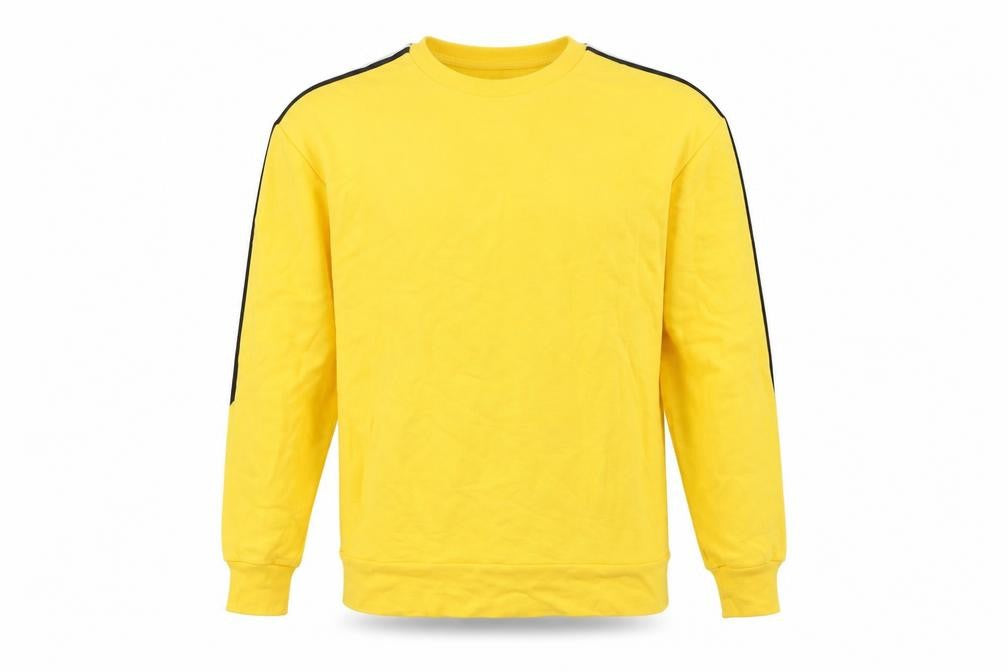 Topman Mens Yellow Cotton Pullover Sweatshirt Size M