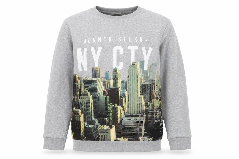 H&M Girls Grey Cotton Pullover Sweatshirt Size 14 Years Pullover