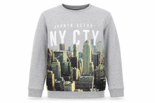H&M Girls Grey Cotton Pullover Sweatshirt Size 14 Years Pullover
