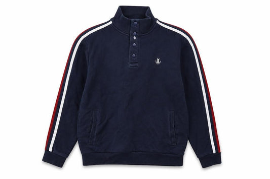 Next Mens Blue Cotton Pullover Sweatshirt Size L