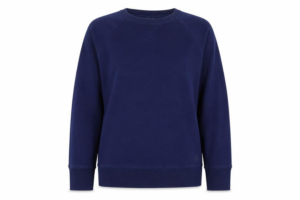 DOMYOS Womens Blue Cotton Pullover Sweatshirt Size XL Pullover