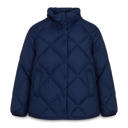 Marks & Spencer Womens Blue Puffer Jacket Jacket Size 12 Zip