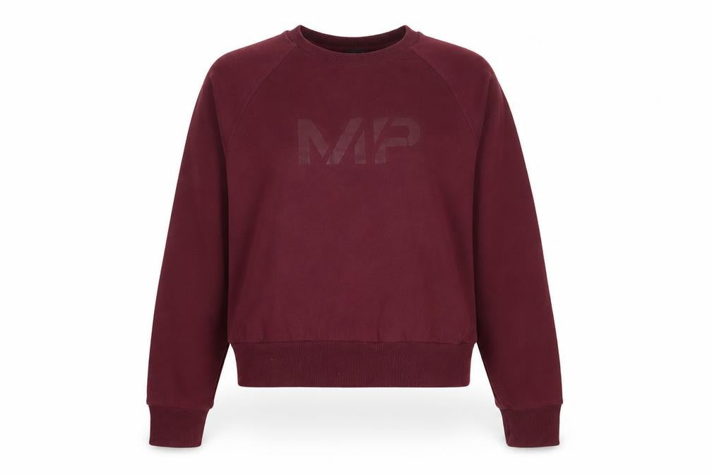 Myprotein Womens Red Cotton Pullover Sweatshirt Size M Pullover - Logo