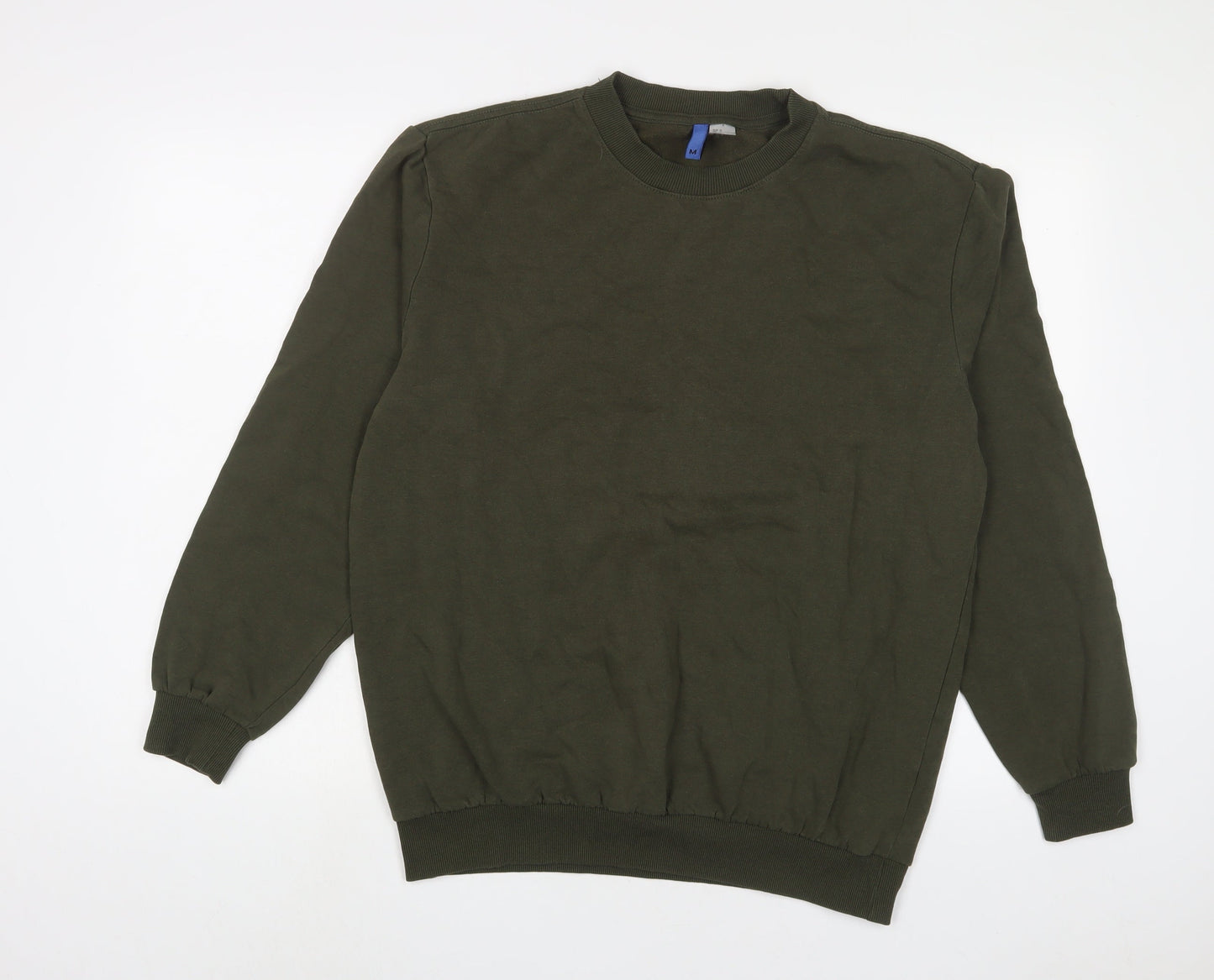 Marks and Spencer Mens Green Cotton Pullover Sweatshirt Size M