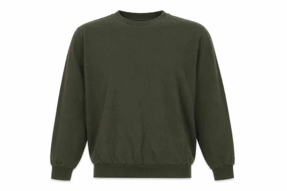 Marks & Spencer Mens Green Cotton Pullover Sweatshirt Size M