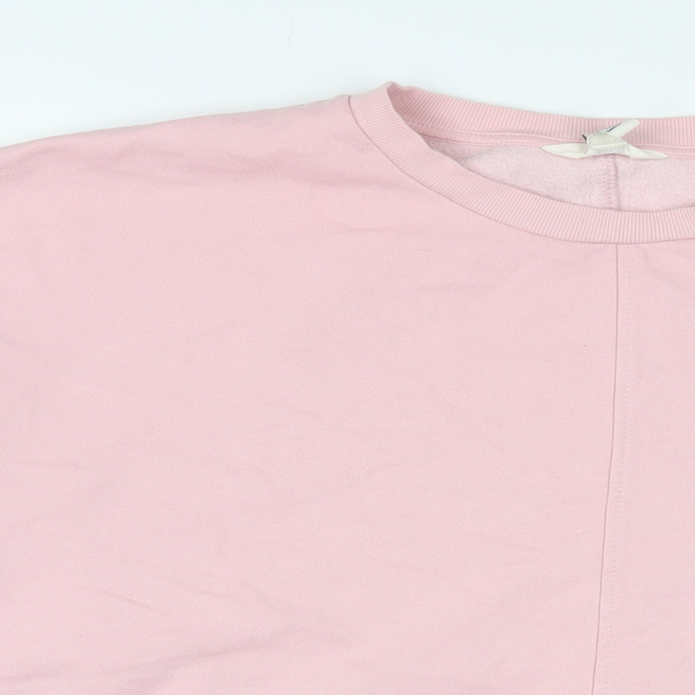 In other words Womens Pink Cotton Pullover Sweatshirt Size M Pullover