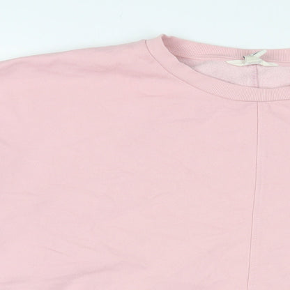 In other words Womens Pink Cotton Pullover Sweatshirt Size M Pullover