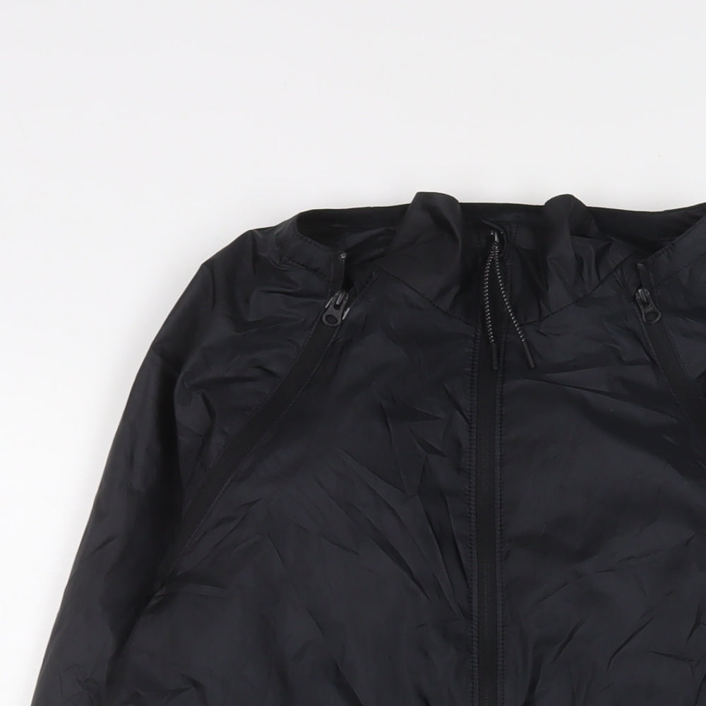 Marks and Spencer Womens Black Jacket Size 12 Zip