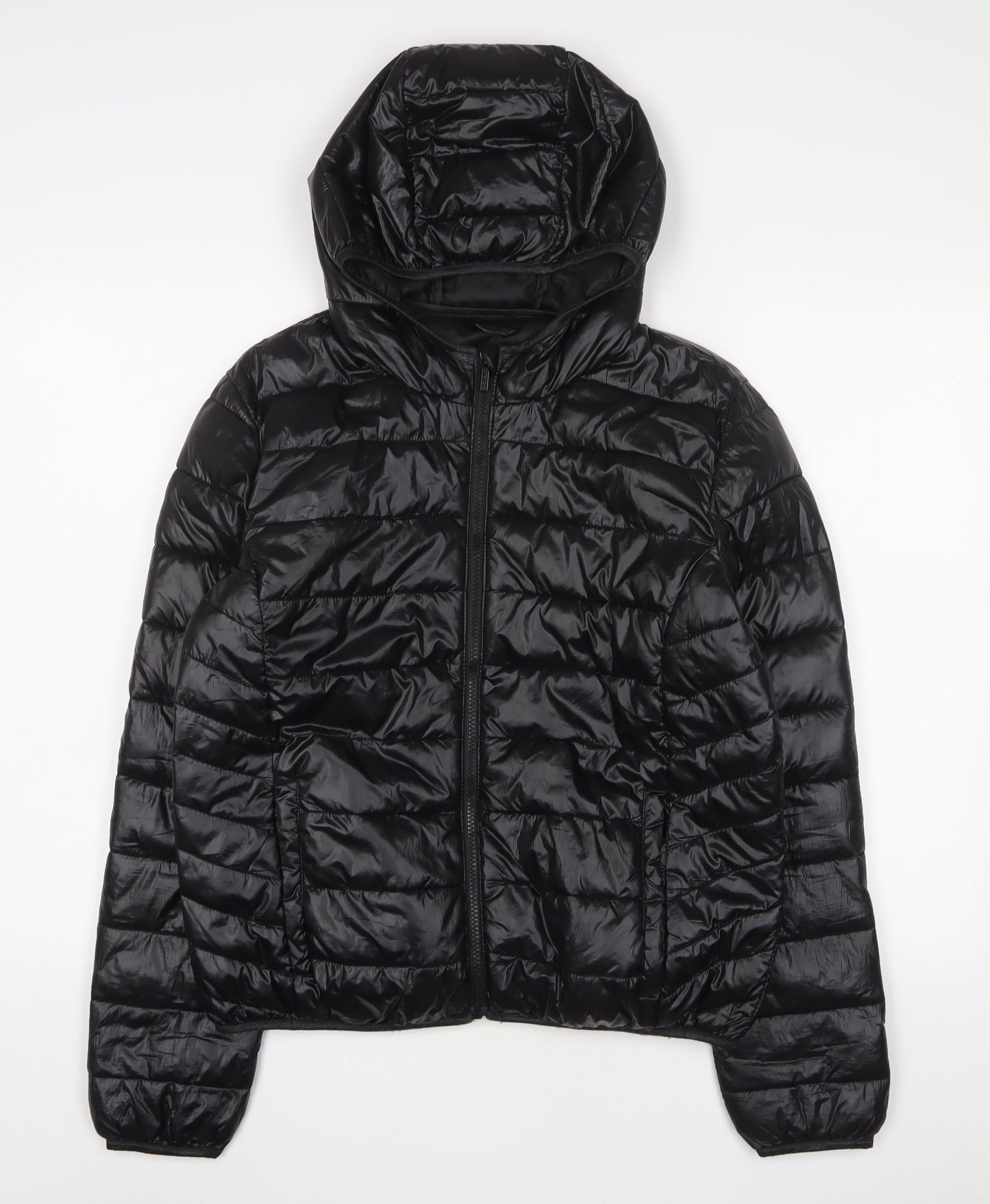 Terranova Womens Black Puffer Jacket Jacket Size XL Zip