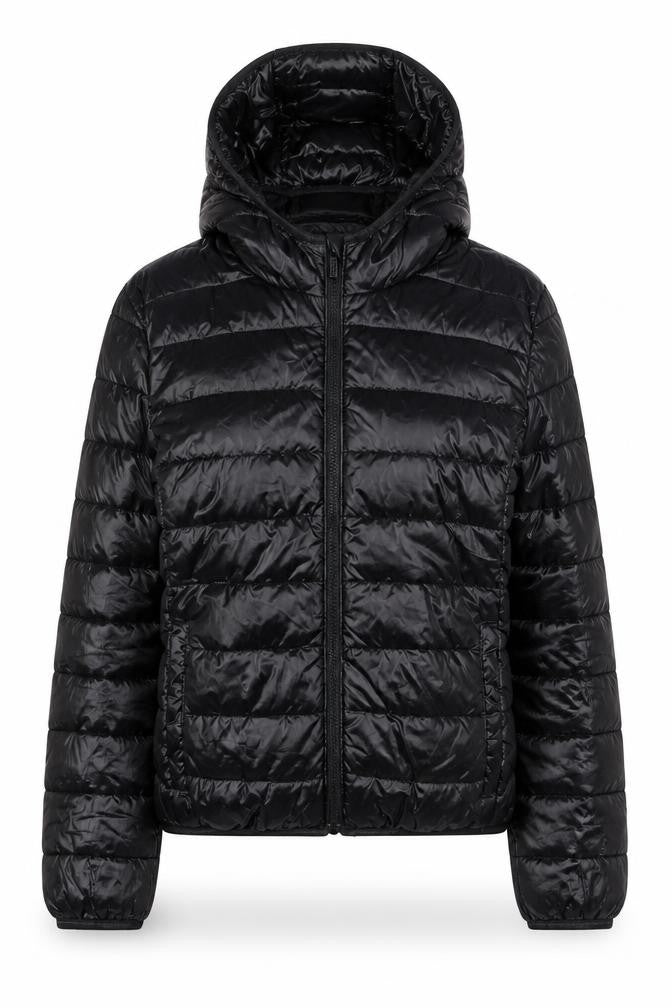 Terranova Womens Black Puffer Jacket Jacket Size XL Zip