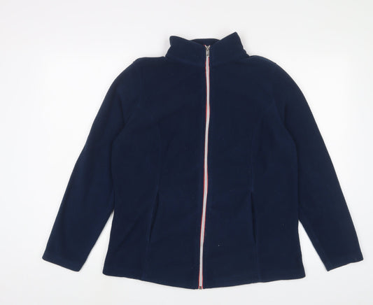 Capsule Womens Blue Jacket Size 12 Zip