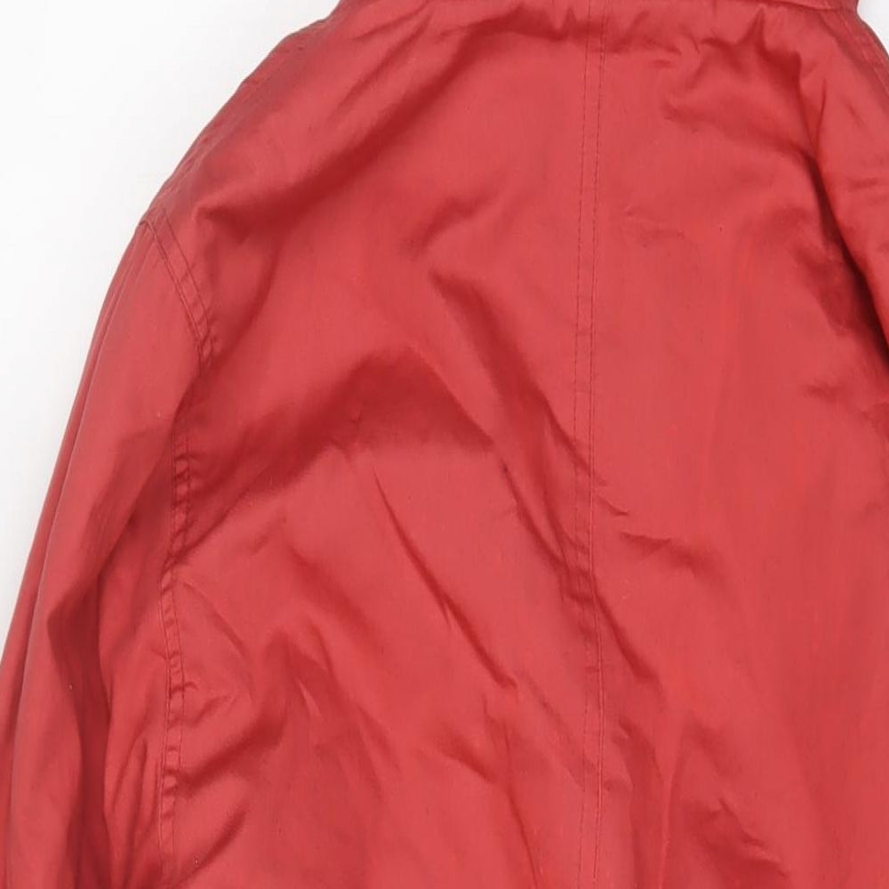 Cotton Traders Womens Pink Parka Coat Size XS Zip