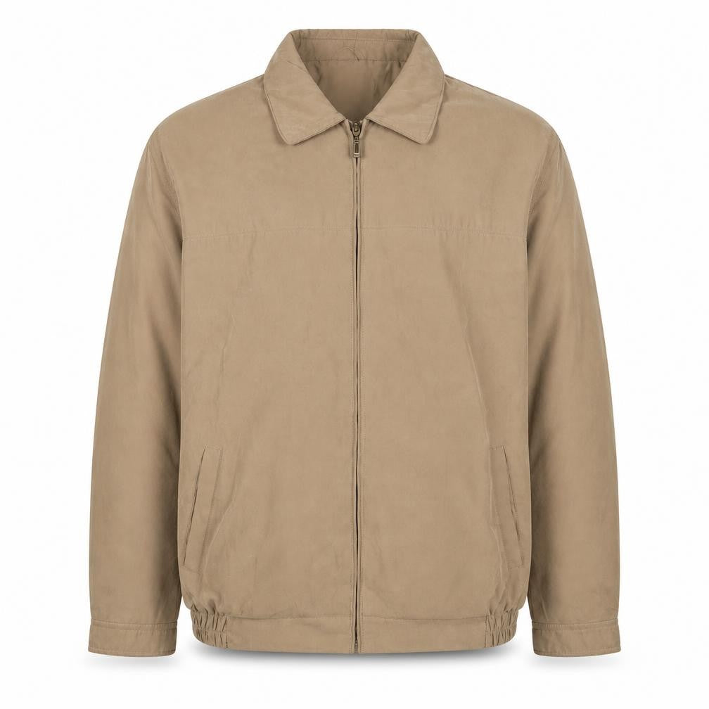 Greenwoods Mens Brown Jacket Size XL Zip