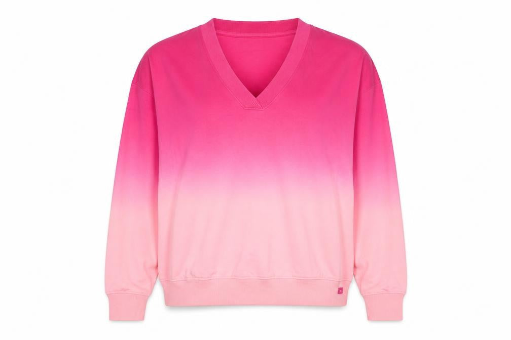 By Boutique Womens Pink Cotton Pullover Sweatshirt Size L Pullover
