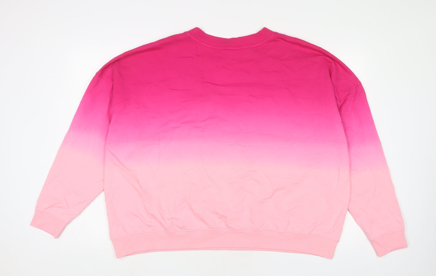 By Boutique Womens Pink Cotton Pullover Sweatshirt Size L Pullover