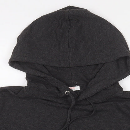 John Lewis Womens Grey Polyester Pullover Hoodie Size S Pullover