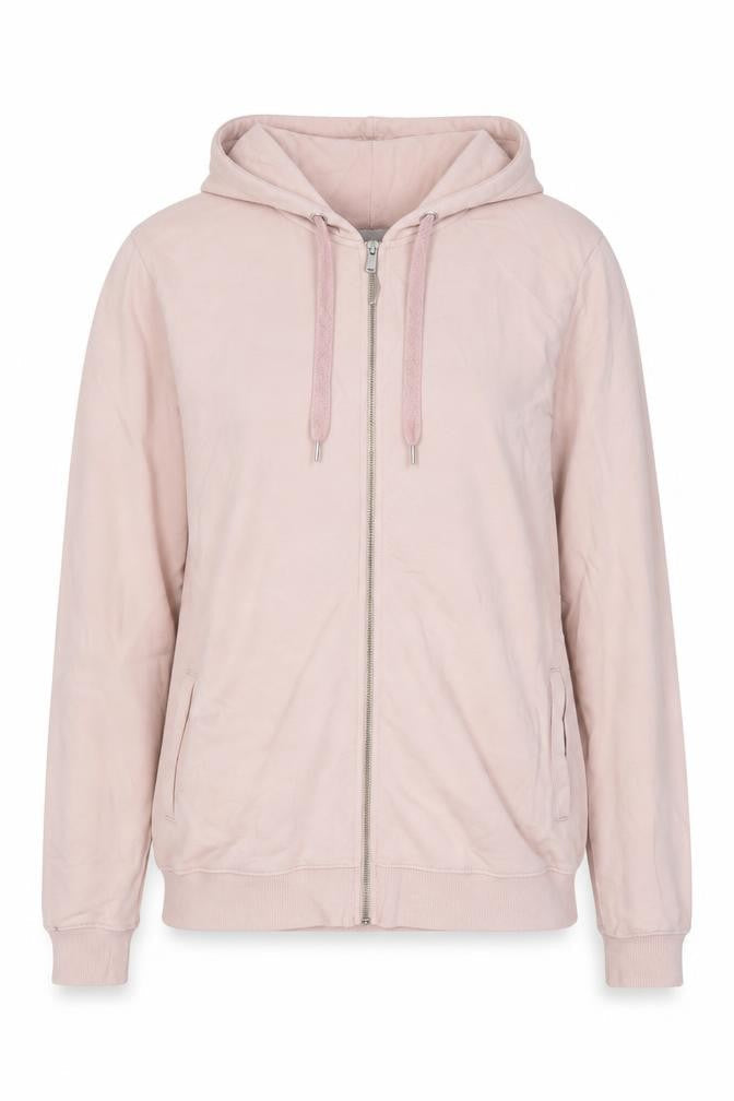 Bonlongaro Womens Pink Cotton Pullover Hoodie Size L Pullover
