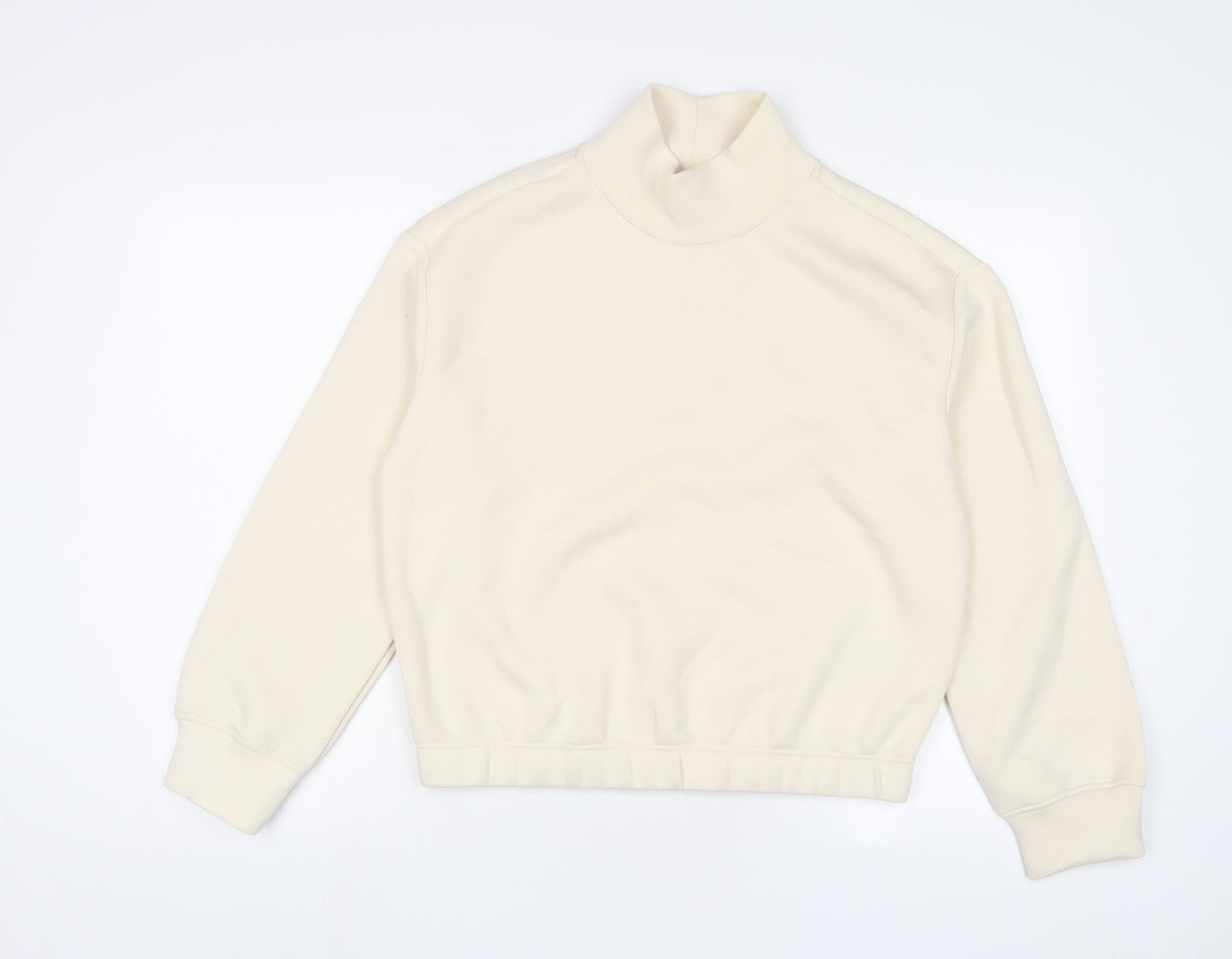 Marks and Spencer Womens Beige Polyester Pullover Sweatshirt Size S Pullover