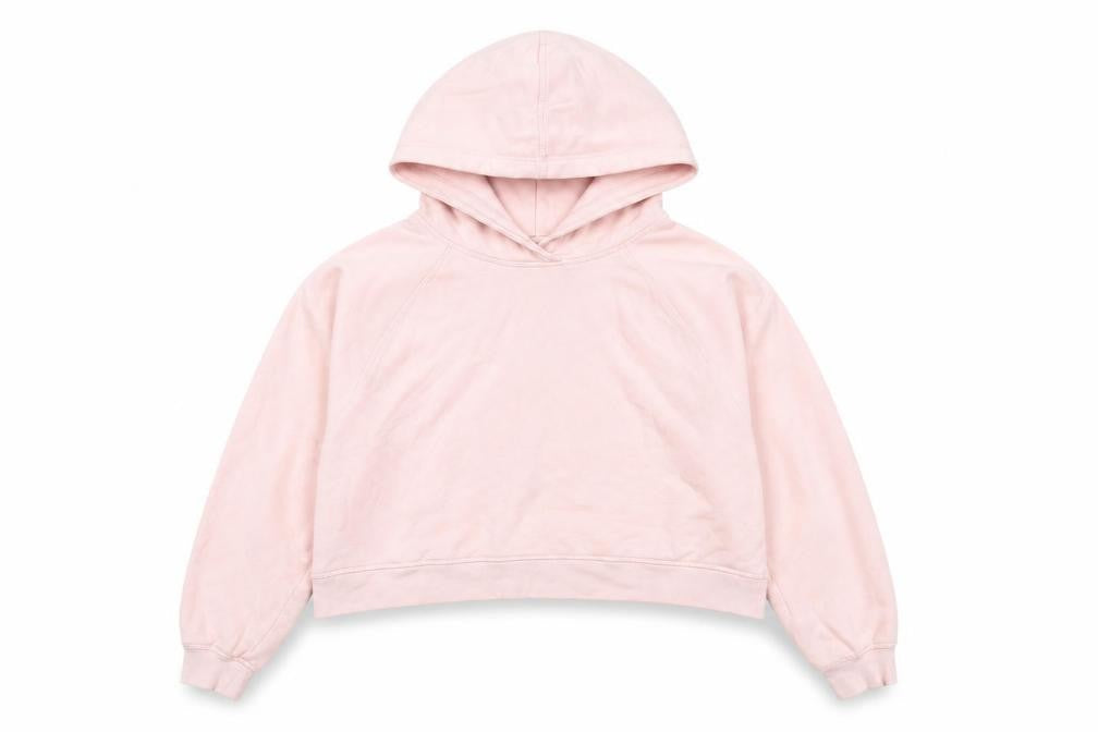 H&M Womens Pink Cotton Pullover Hoodie Size L Pullover