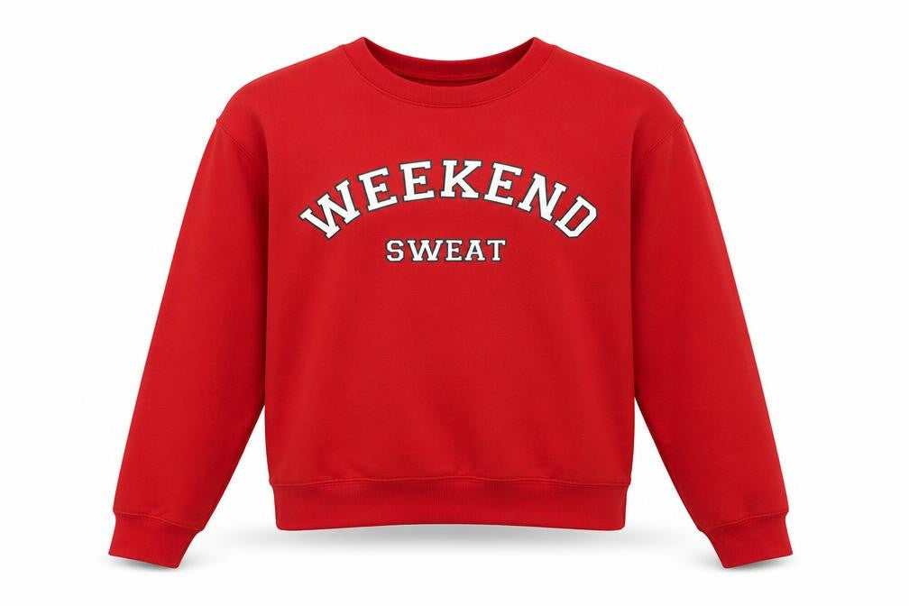 River Island Womens Red Polyester Pullover Sweatshirt Size XS