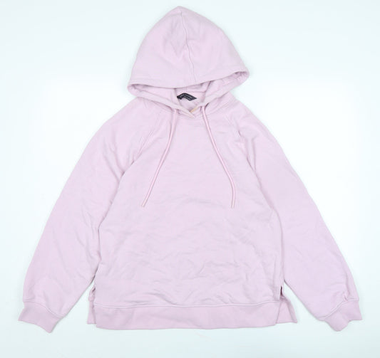Marks and Spencer Womens Purple Polyester Pullover Hoodie Size 10