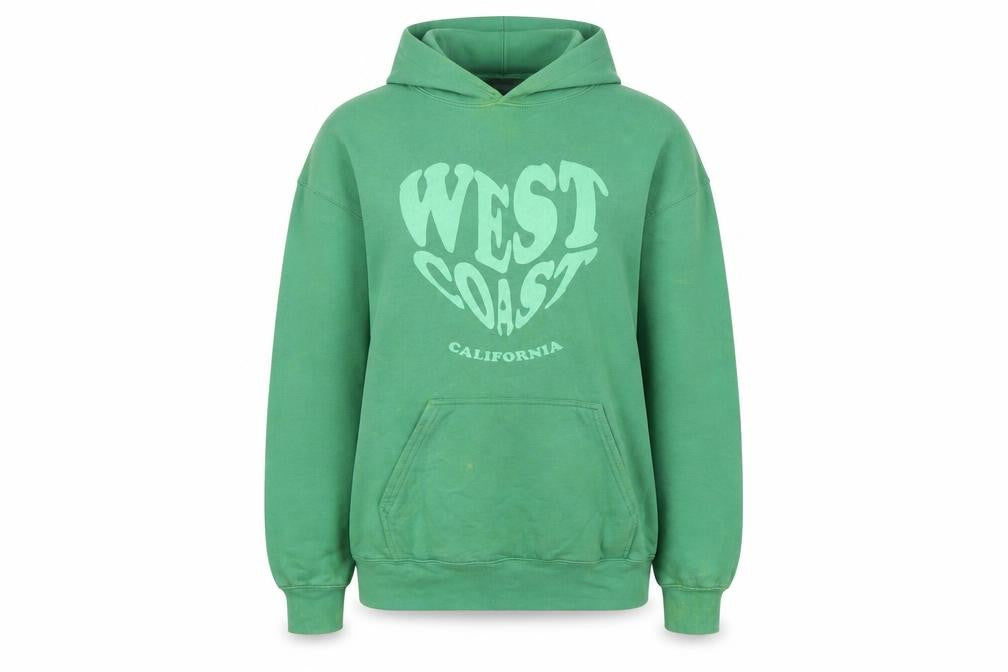 Boohoo Womens Green Polyester Pullover Hoodie Size XS