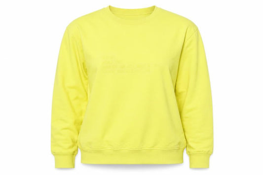 Missguided Womens Yellow Polyester Pullover Sweatshirt Size 10