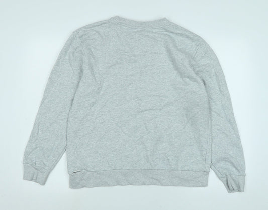 Marks and Spencer Womens Grey Polyester Pullover Sweatshirt Size M