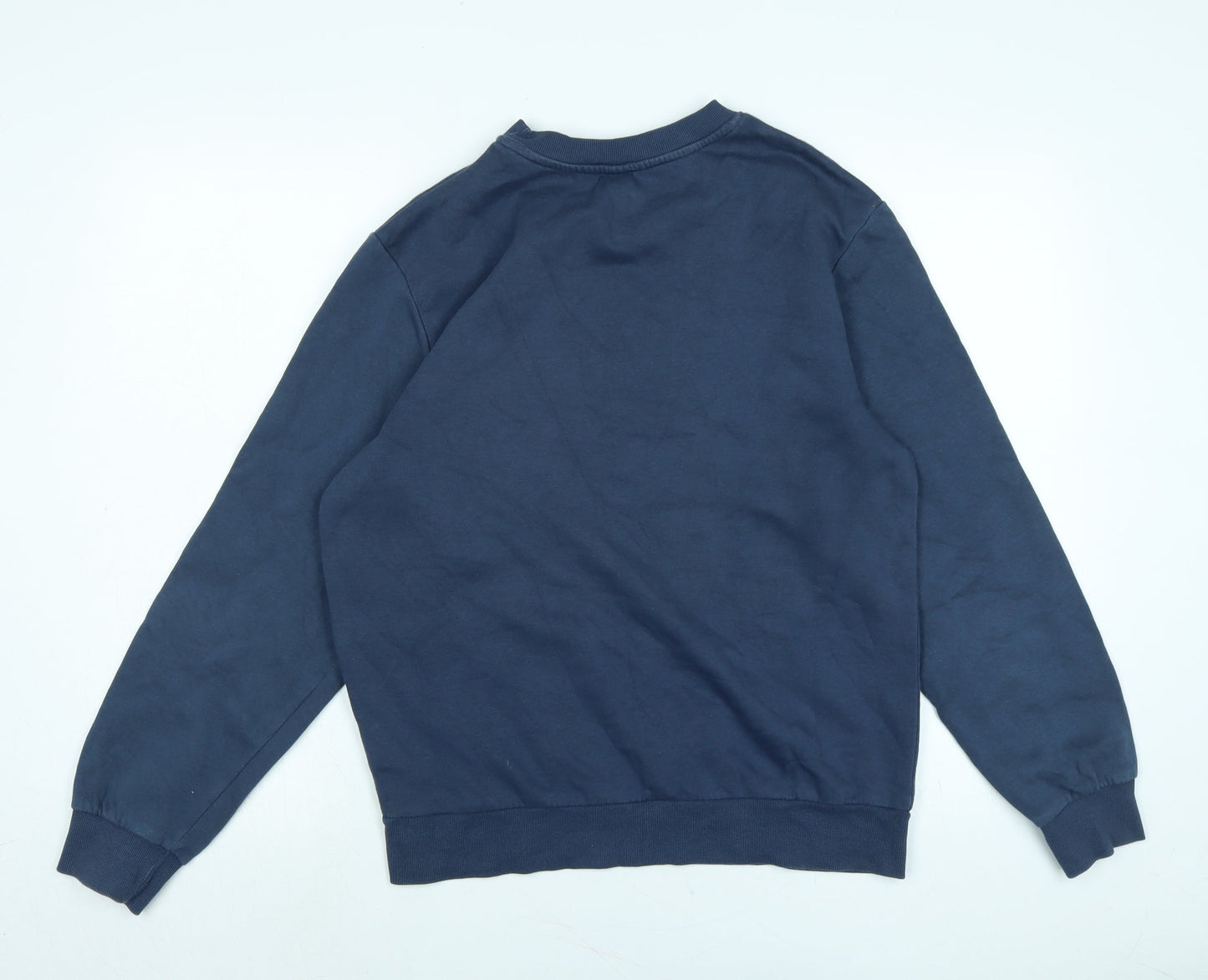 H&M Boys Blue Polyester Pullover Sweatshirt Size 14 Years