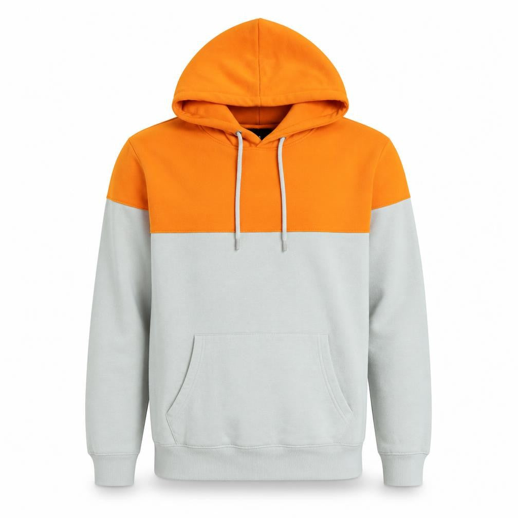 boohooMAN Mens Grey Polyester Pullover Hoodie Size L