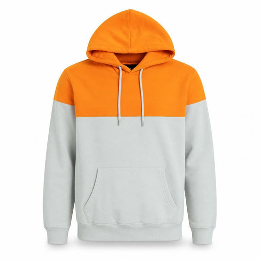 boohooMAN Mens Grey Polyester Pullover Hoodie Size L