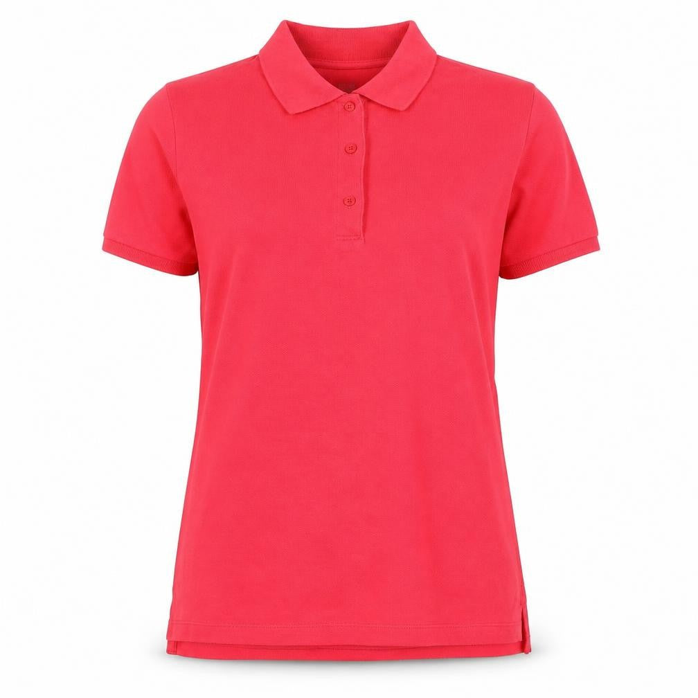 Uniqlo Womens Pink Cotton Basic Polo Size M Collared