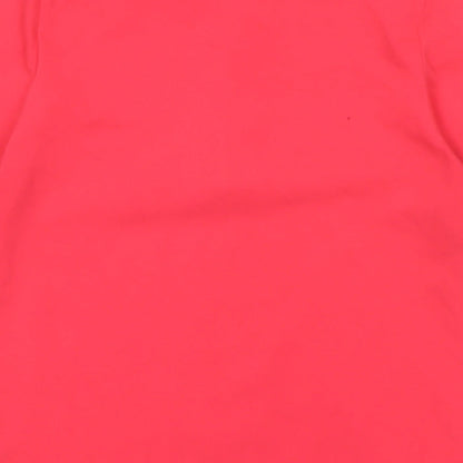 Uniqlo Womens Pink Cotton Basic Polo Size M Collared