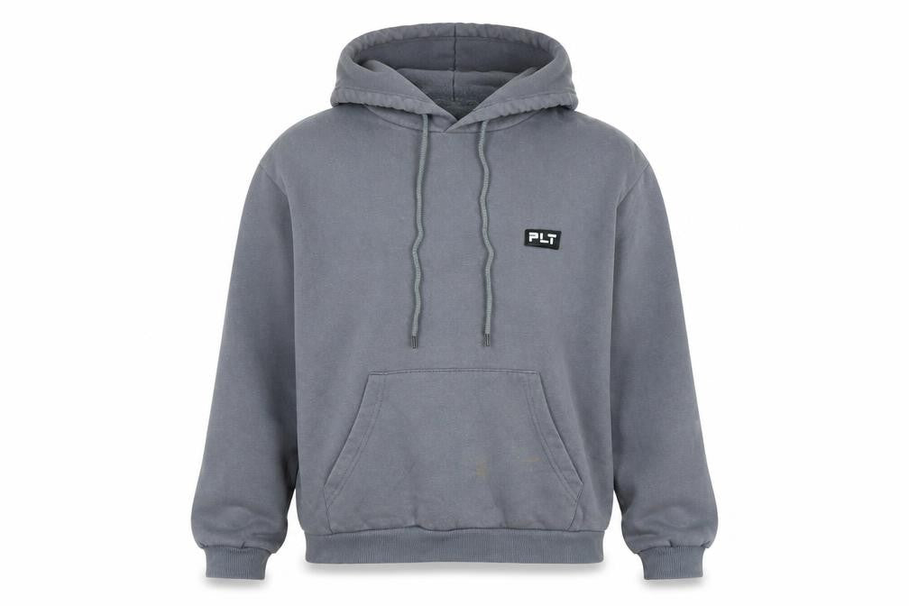 PRETTYLITTLETHING Womens Grey Polyester Pullover Hoodie Size 6