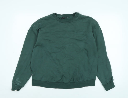 ASOS Womens Green Polyester Pullover Sweatshirt Size 12