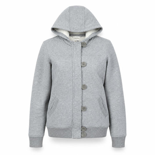 Marks & Spencer Womens Grey Jacket Size 12 Zip