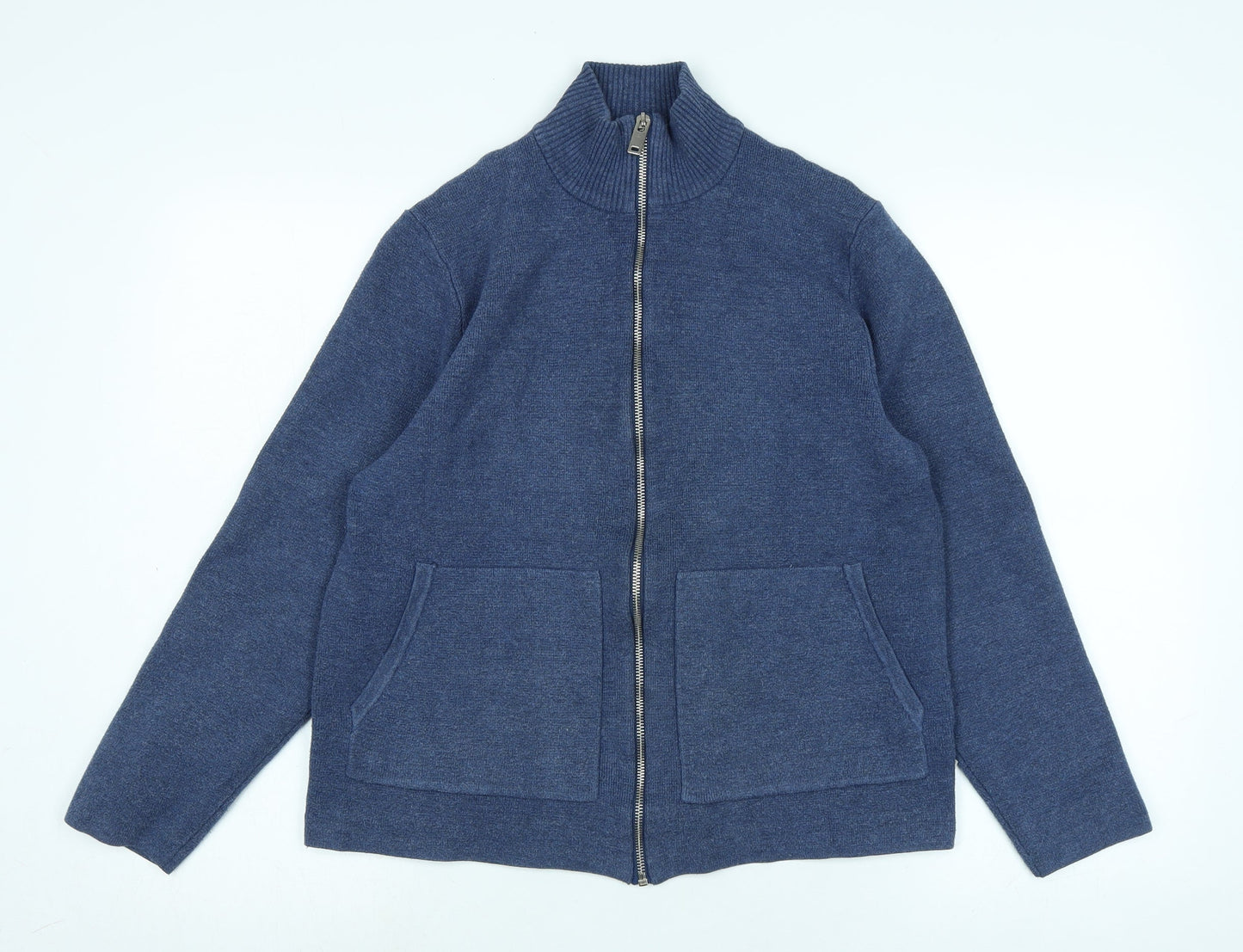 Marks and Spencer Womens Blue Jacket Size M Zip