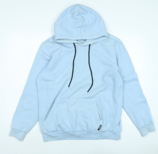 Berkshire Womens Blue Polyester Pullover Hoodie Size M