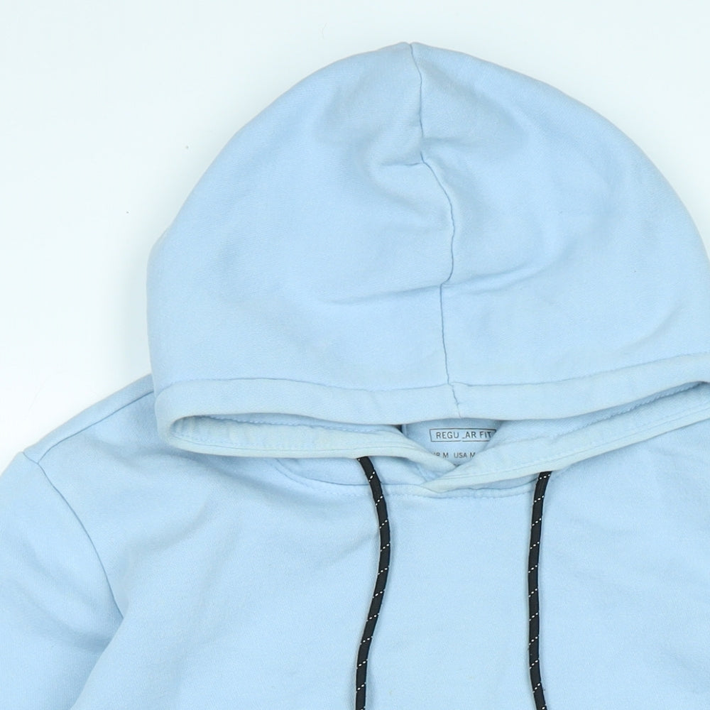 Berkshire Womens Blue Polyester Pullover Hoodie Size M