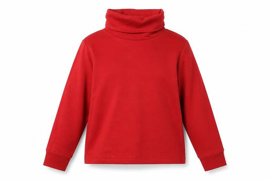 Zara Womens Red Polyester Pullover Sweatshirt Size L