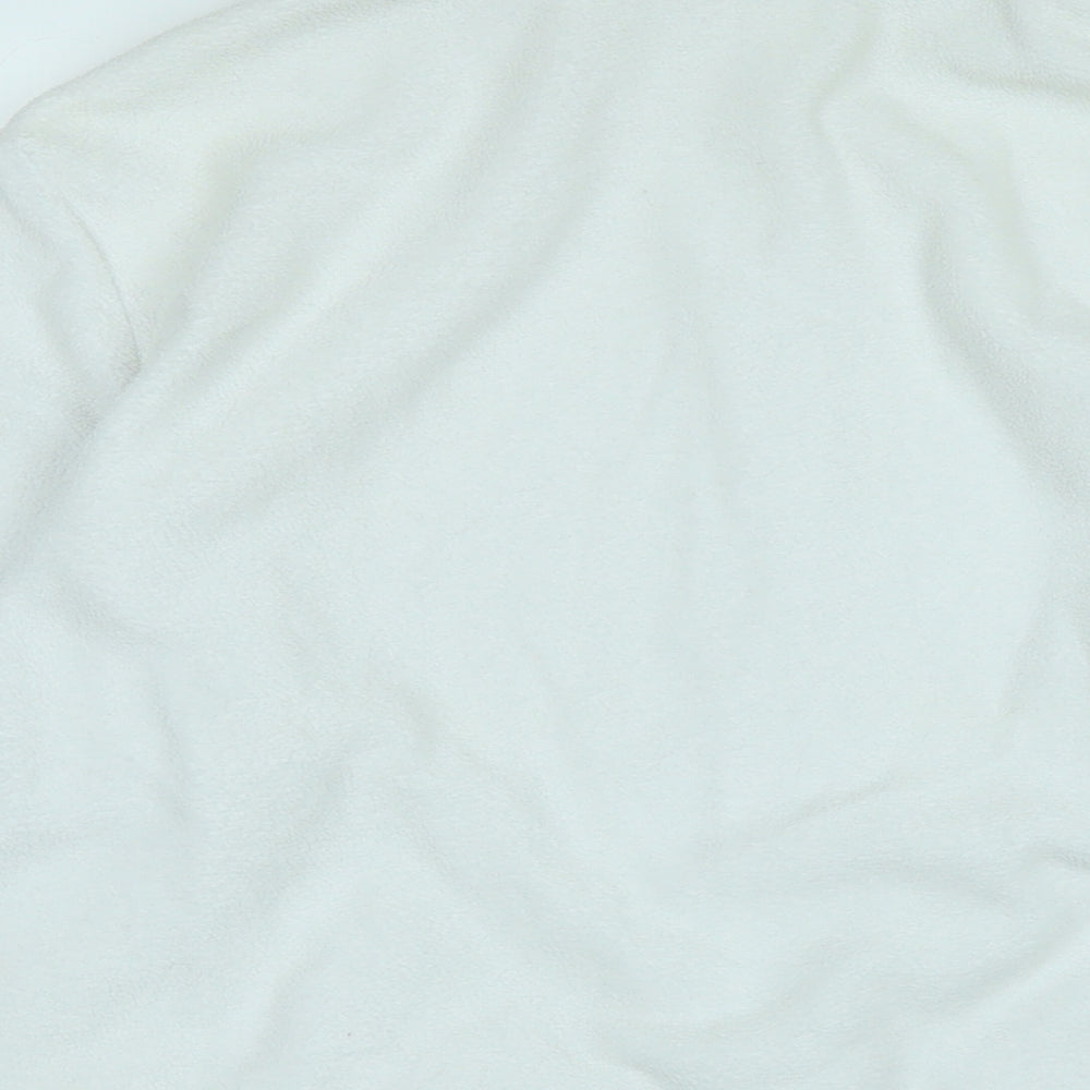 Marks and Spencer Womens White Jacket Size 18 Zip