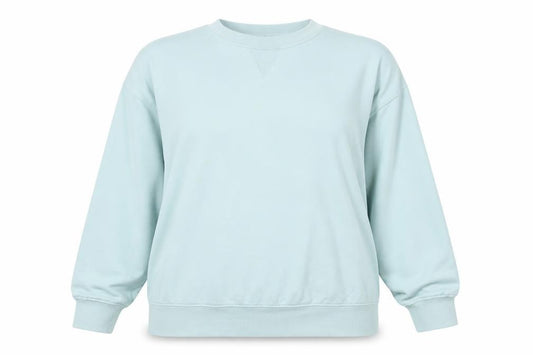 Zara Womens Green Cotton Pullover Sweatshirt Size M