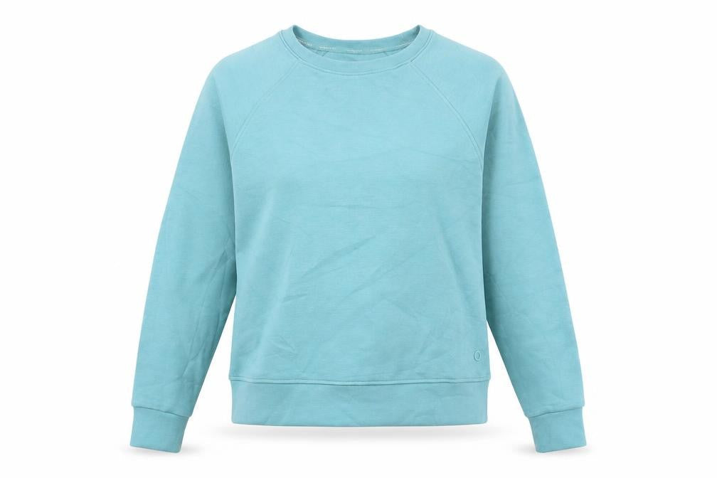 Good Move Womens Green Viscose Pullover Sweatshirt Size 8