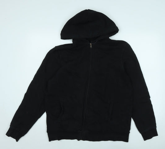 H&M Womens Black Jacket Size L Zip